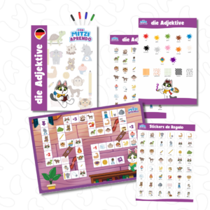 Pack "Aprende los adjetivos" en alemán